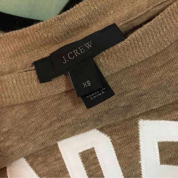 Made in the Shade Linen Tee J Crew Size XS - Picture 7 of 7